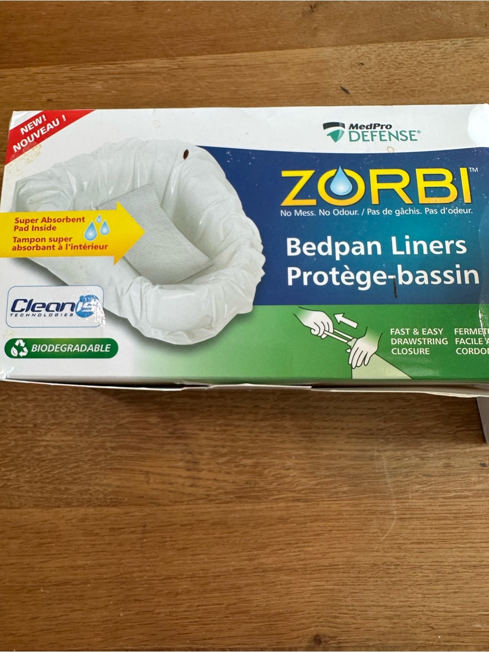 Bedpan Liners - White - Pack of Disposable Biodegradable Liners